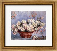 Framed Basket of Chrysanthemums, c.1878