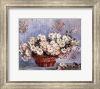Framed Basket of Chrysanthemums, c.1878
