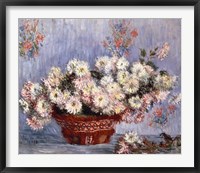 Framed Basket of Chrysanthemums, c.1878