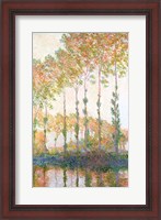 Framed Poplars on the Banks of the Epte, Autumn, 1891