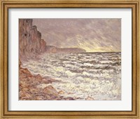 Framed Sea at Fecamp, 1881