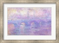 Framed Waterloo Bridge in Fog, 1899-1901