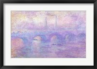 Framed Waterloo Bridge in Fog, 1899-1901