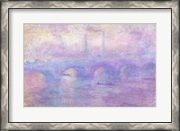 Framed Waterloo Bridge in Fog, 1899-1901