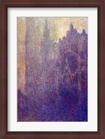 Framed Rouen Cathedral, Foggy Weather, 1894