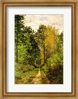 Framed Wooded Path, 1865