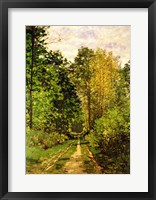 Framed Wooded Path, 1865