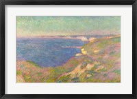 Framed Cliffs Near Dieppe, 1897
