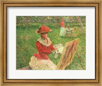 Framed Blanche Hoschede (1864-1947) Painting, 1892