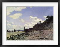 Framed Beach at Honfleur, c.1867