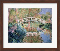 Framed Japanese Bridge, Giverny, 1892