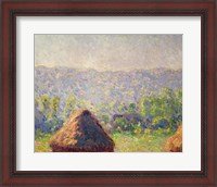 Framed Haystacks or, The End of the Summer, at Giverny, 1891