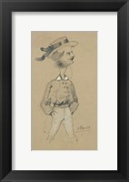 Framed Man with a Boater Hat, 1857