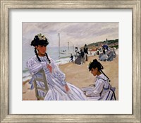 Framed On the Beach at Trouville