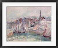 Framed Boats in the Port of Honfleur, 1917