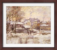 Framed Snow Effect with Setting Sun, 1875