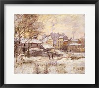 Framed Snow Effect with Setting Sun, 1875