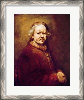 Framed Self Portrait in at the Age of 63, 1669