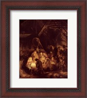 Framed Adoration of the Shepherds, 1646