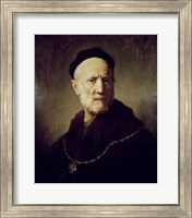 Framed Portrait of Rembrandt's Father
