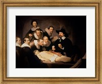 Framed Anatomy Lesson of Dr. Nicolaes Tulp, 1632