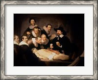 Framed Anatomy Lesson of Dr. Nicolaes Tulp, 1632