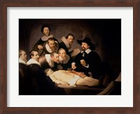 Framed Anatomy Lesson of Dr. Nicolaes Tulp, 1632