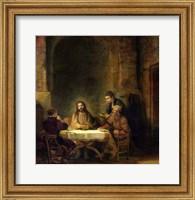 Framed Supper at Emmaus, 1648