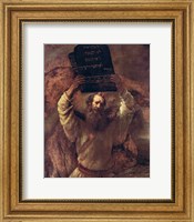 Framed Moses Smashing the Tablets of the Law, 1659