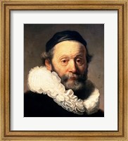 Framed Portrait of Johannes Uyttenbogaert