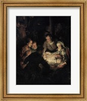 Framed Adoration of the Shepherds