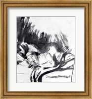 Framed Sick woman in a bed