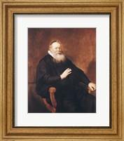 Framed Portrait of Pastor Eleazer Swalmius