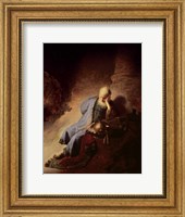 Framed Jeremiah mourning over the Destruction of Jerusalem