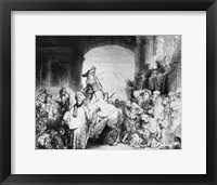 Framed Triumph of Mordecai, c.1640