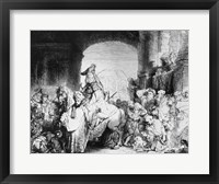 Framed Triumph of Mordecai, c.1640