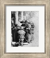Framed Beggars on the Doorstep of a House, 1648