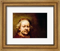 Framed Self Portrait in at the Age of 63, 1669