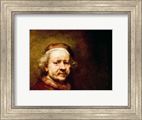 Framed Self Portrait in at the Age of 63, 1669