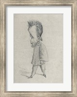 Framed Caricature of the Journalist Theodore Pelloquet, 1858