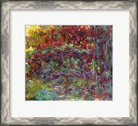 Framed Japanese Bridge at Giverny - abstract