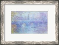 Framed Waterloo Bridge, Effect of Fog, 1903
