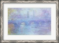 Framed Waterloo Bridge, Effect of Fog, 1903