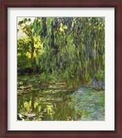 Framed Weeping Willows, The Waterlily Pond at Giverny, c.1918