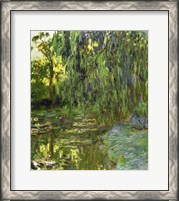 Framed Weeping Willows, The Waterlily Pond at Giverny, c.1918