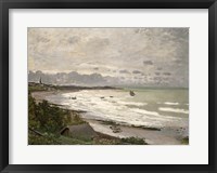 Framed Beach at Sainte Adresse, 1867