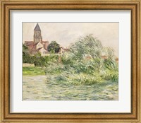 Framed Church and the Seine at Vetheuil, 1881