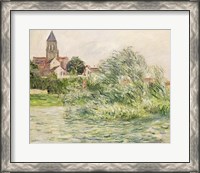 Framed Church and the Seine at Vetheuil, 1881