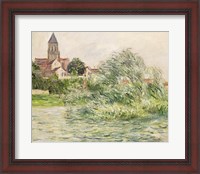 Framed Church and the Seine at Vetheuil, 1881