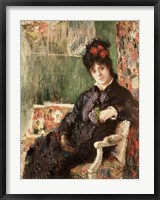 Framed Portrait de Madame Camille Monet